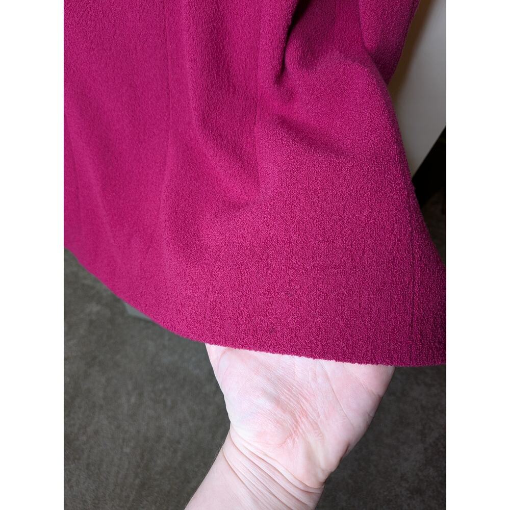 CHANEL Wool Jacket Blazer Hot Pink size 48 with 4 Front Pockets - Picture 11 of 15